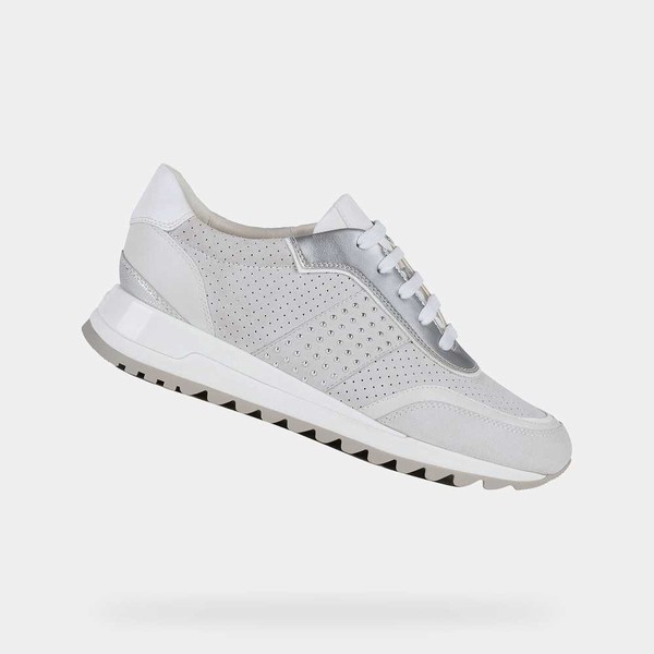 Geox Respira Off-White Womens Sneakers SS20.0TH910